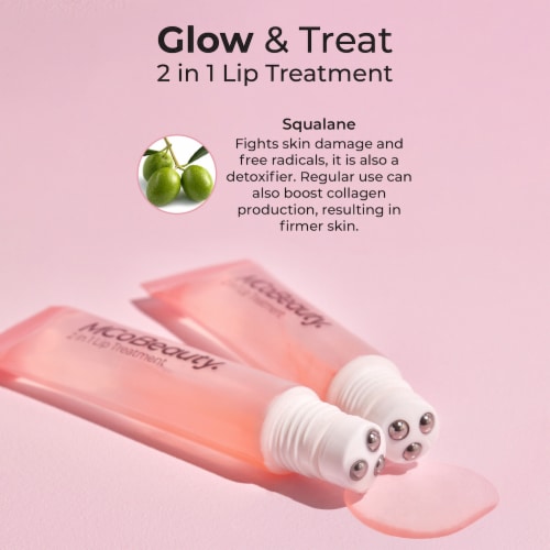 MCoBeauty® Glow & Treat 2-in-1 Lip Treatment - Chocolate Perspective: left