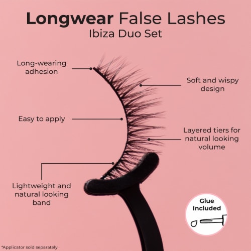 MCoBeauty Longwear False Lashes Perspective: left