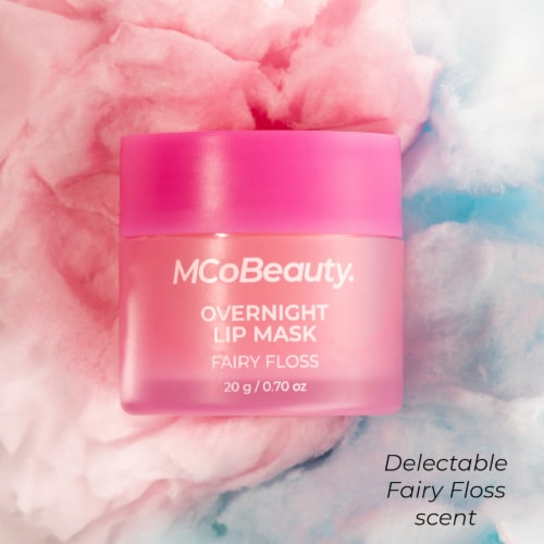 MCoBeauty Overnight Lip Mask - Fairy Floss Perspective: left