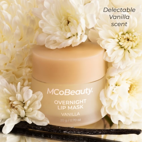MCoBeauty Overnight Lip Mask - Vanilla Perspective: left
