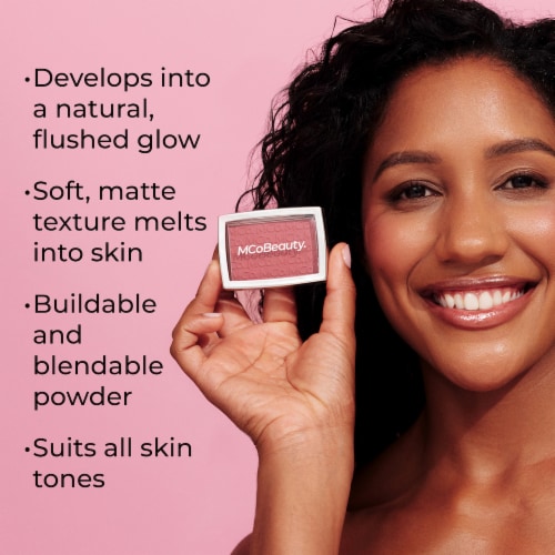 MCoBeauty Glow Up pH Powder Blush - Blush Red Perspective: left