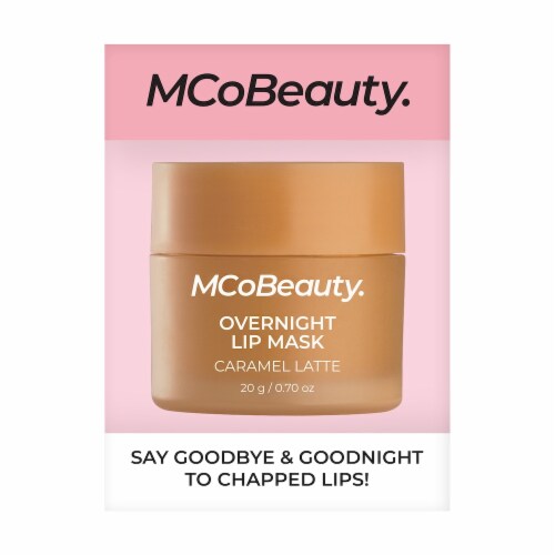 MCoBeauty Overnight Lip Mask - Caramel Latte Perspective: left