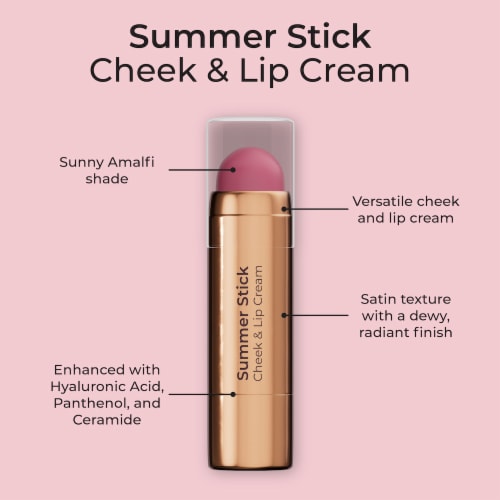 MCoBeauty Summer Stick Cheek & Lip Cream - Amalfi Perspective: left