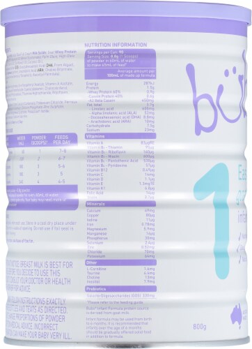 Bubs® Australian Goat Milk-based Stage 1 Infant Formula