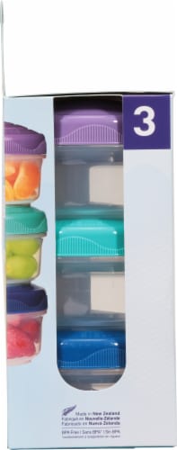 Sistema® Mini Bites To Go Containers Perspective: left