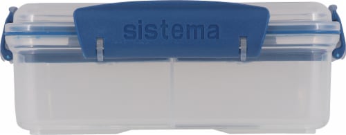 Sistema® To Go™ Snack Attack™ Duo Food Container Perspective: left