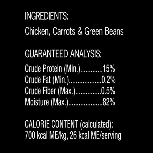 Cesar® Simply Crafted­™ Chicken Carrots & Green Beans Wet Dog Food Perspective: left