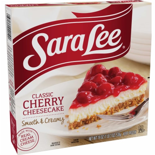 Sara Lee Cherry Cheesecake, 19 Ounce -- 12 per case Perspective: left