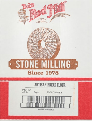 Bob's Red Mill® Unbleached Enriched Artisan Bread Flour Perspective: left
