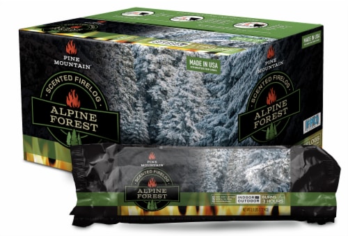 Pine Mountain® Alpine Forest Scented Fire Logs Perspective: left