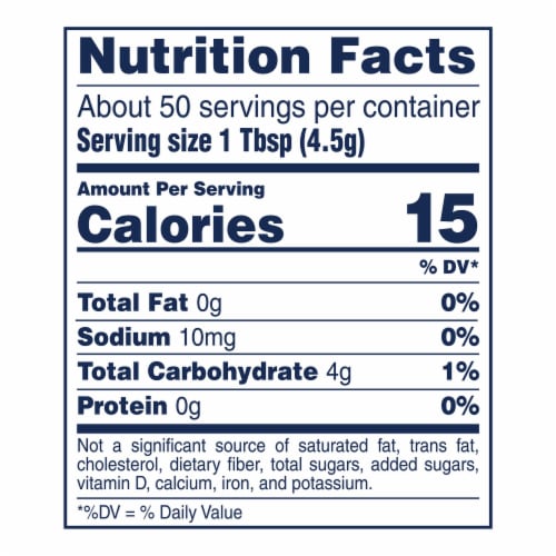 Nestle ThickenUp Food & Drink Thickener Unflavored 8 oz Canister 12 Ct Perspective: left