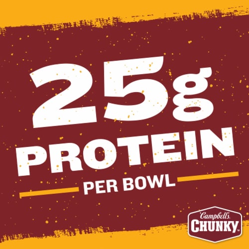 Campbell's® Chunky™ Hot & Spicy Chili with Beans Microwavable Bowl Perspective: left