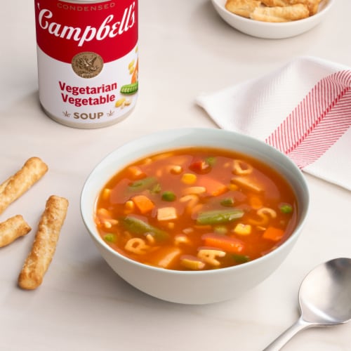 Campbell's® Vegetarian Vegetable Condensed Soup Perspective: left