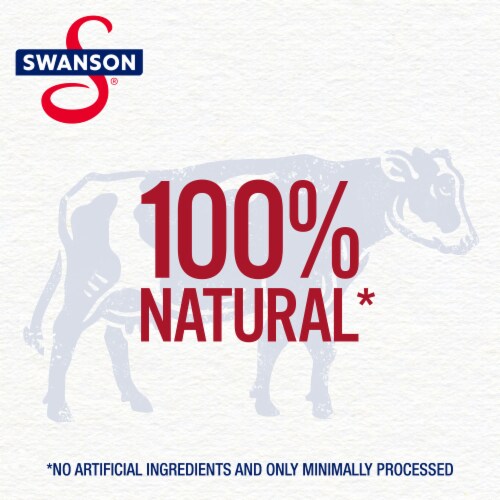 Swanson® 100% Natural Lower Sodium Beef Broth Cartons Perspective: left