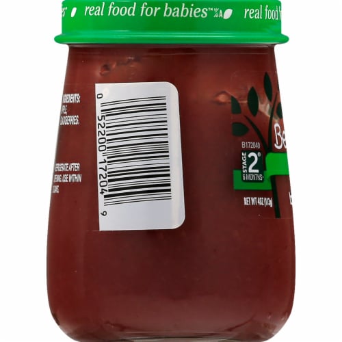 Beech-Nut Naturals Apple & Blackberry Stage 2 Baby Food Perspective: left