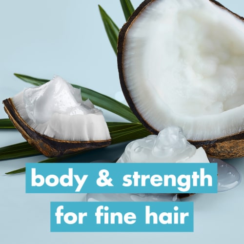 Love Beauty & Planet Sulfate-Free Coconut Water & Mimosa Flower Shampoo & Conditioner for Fine Hair Perspective: left