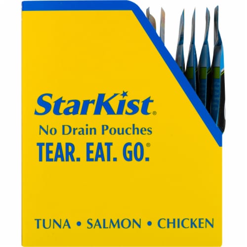 StarKist® Tuna Creations Herb & Garlic Seasoned Tuna Pouch Perspective: left
