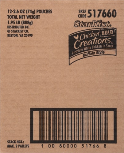 StarKist Chicken Creations Bold Buffalo Style Chicken Pouch Case Perspective: left