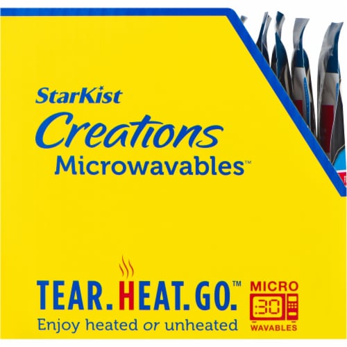 StarKist® Creations Microwavables Tomato Basil Tuna Perspective: left