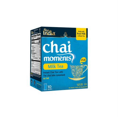 Tea India Chai Moments Milk Tea Instant Chai Tea with 10 Sachets Pack
