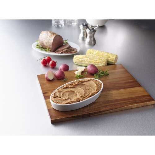 Thick & Easy Purees Thickened Food Beef with Potatoes & Corn 7 oz Tray 7 Ct Perspective: left