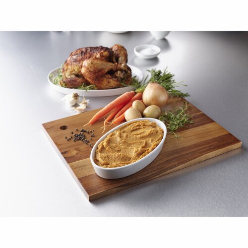 Thick & Easy Purees Thickened Food Roasted Chicken 7 oz Tray 7 Ct Perspective: left