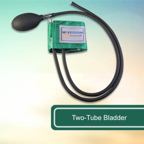 McKesson LUMEON Child Cuff Arm Reusable Blood Pressure Cuff and Bulb 1 per Box Perspective: left