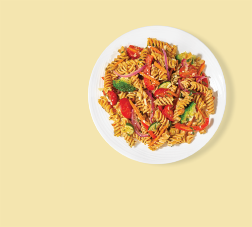 Red lentil Rotini Perspective: left