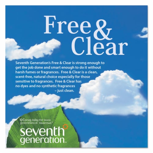 Seventh Generation® Free and Clear Dishwasher Detergent Powder Perspective: left