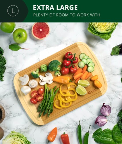 Royal Craft Wood Luxury Cutting Board Perspective: left