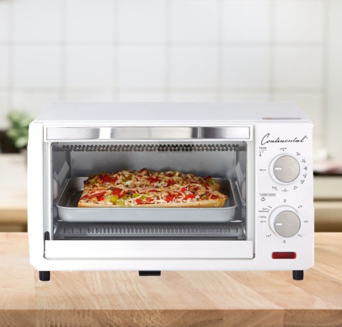 White toaster oven 4 slice sales