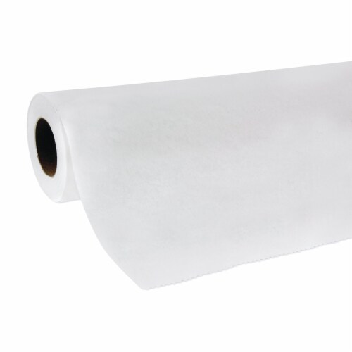 McKesson Table Paper White Crepe 21'' W x 125' L 12 Rolls Perspective: left