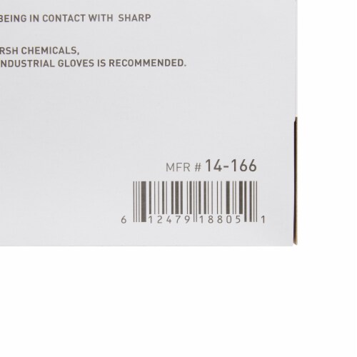 McKesson Confiderm Vinyl Exam Glove Standard Cuff Length MEDIUM 1000 per Case Perspective: left