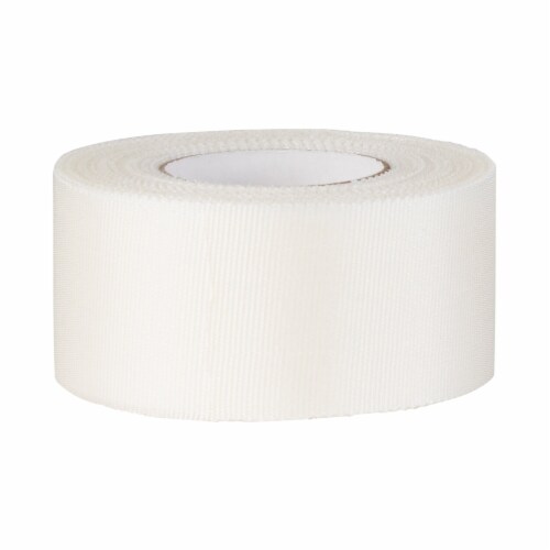 McKesson White Silk-Like Cloth Medical Tape 1  x 10 Yd 10 Boxes, 12 Rolls/Box Perspective: left