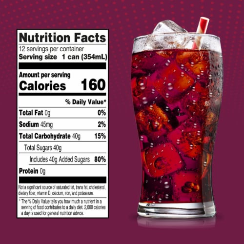 Big K® Cherry Cola Soda Cans x 2 Perspective: right