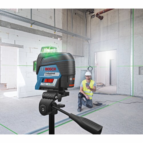 Bosch 360 Degree Connected Green Beam 3 Plane Leveling and