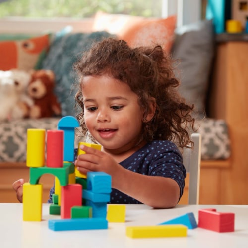 Melissa & Doug® Classic Wooden Blocks Set Perspective: right