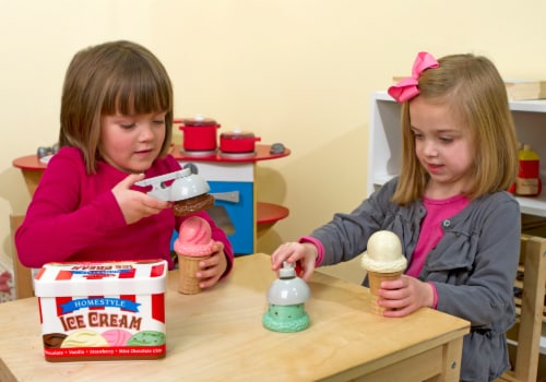Melissa & Doug® Scoop & Stack Ice Cream Cone Playset Perspective: right