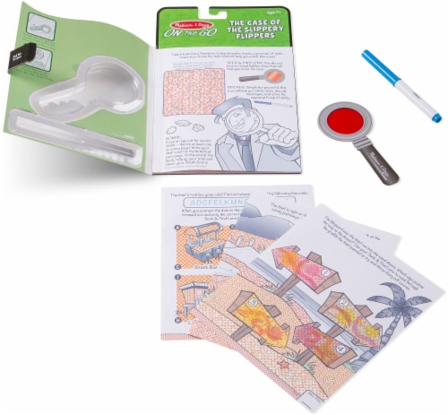Melissa and Doug® Case of the Slippery Flippers Secret Decoder Set Perspective: right
