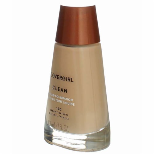 CoverGirl Clean 120 Creamy Natural Liquid Foundation Perspective: right