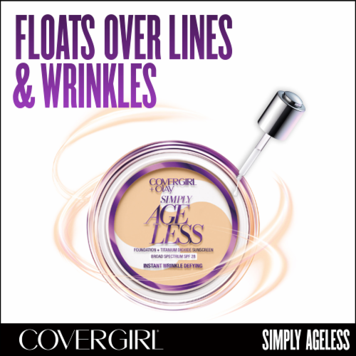 CoverGirl + Olay Simply Ageless Foundation Powder - 235 Medium Light Perspective: right