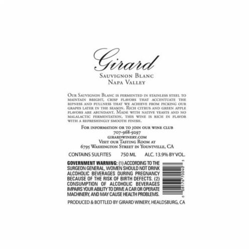 Girard Artistry Blend-Bordeaux Cabernet Based California Red Wine Perspective: right