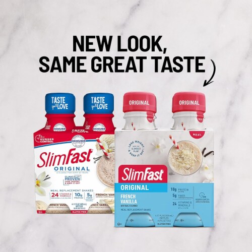 SlimFast® Original French Vanilla Meal Replacement Shakes Perspective: right