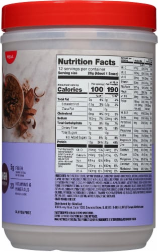 SlimFast® Advanced Nutrition High Protein Creamy Chocolate Smoothie Mix Perspective: right