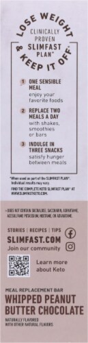 SlimFast® Keto Whipped Peanut Butter Chocolate Meal Bars Perspective: right