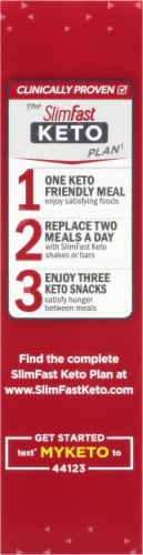 SlimFast® Keto Fat Bomb Chocolate Chip Cookie Dough Flavored Meal Bars Perspective: right