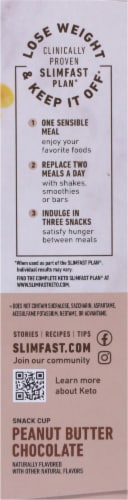 SlimFast® Keto Fat Bomb™ Peanut Butter Cup Snacks Perspective: right