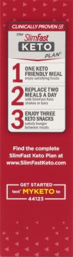 SlimFast Keto Fat Bomb Caramel Cup Perspective: right