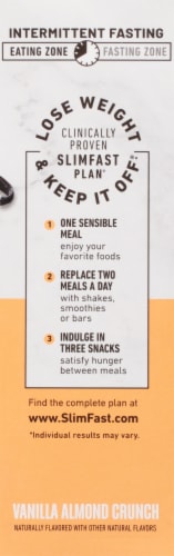 SlimFast® Intermittent Fasting Vanilla Almond Crunch Meal Bars