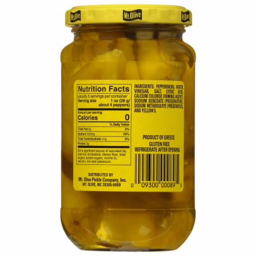 Mt Olive Pepperoncini Perspective: right